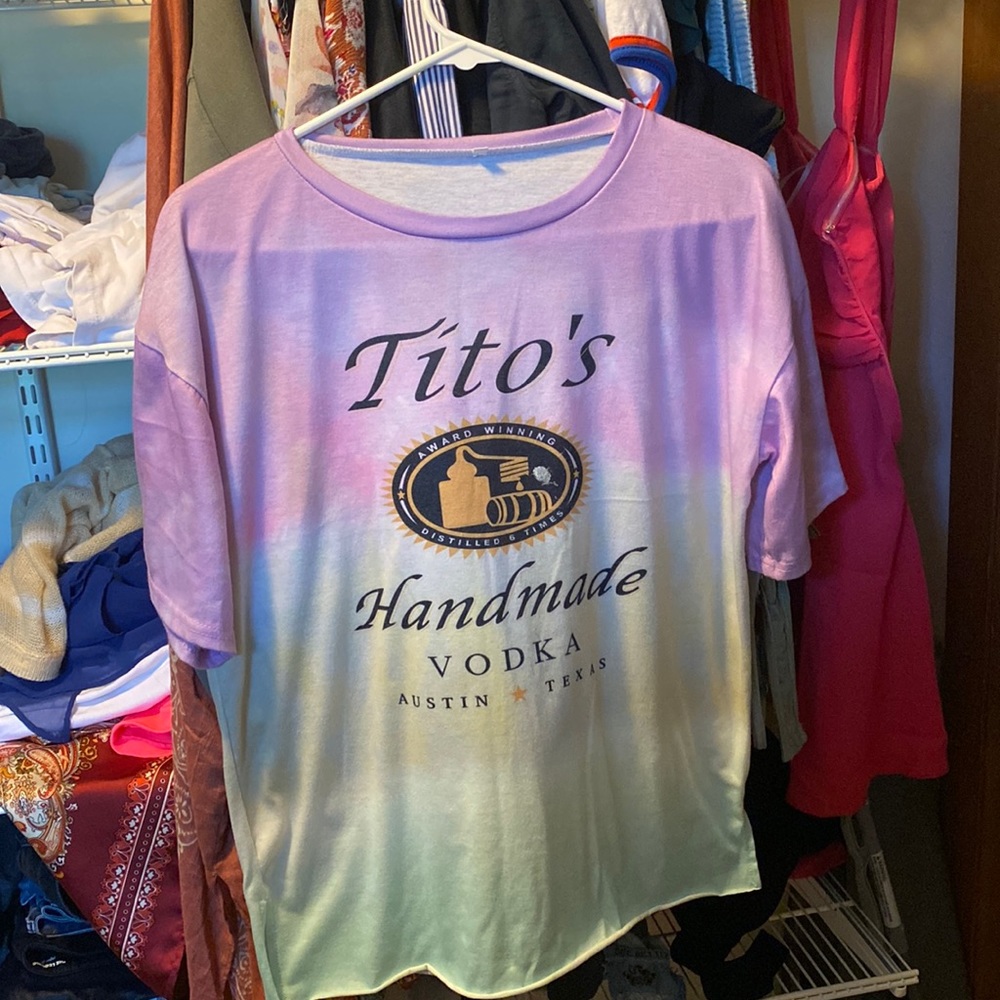 Titos TyeDye shirt, small